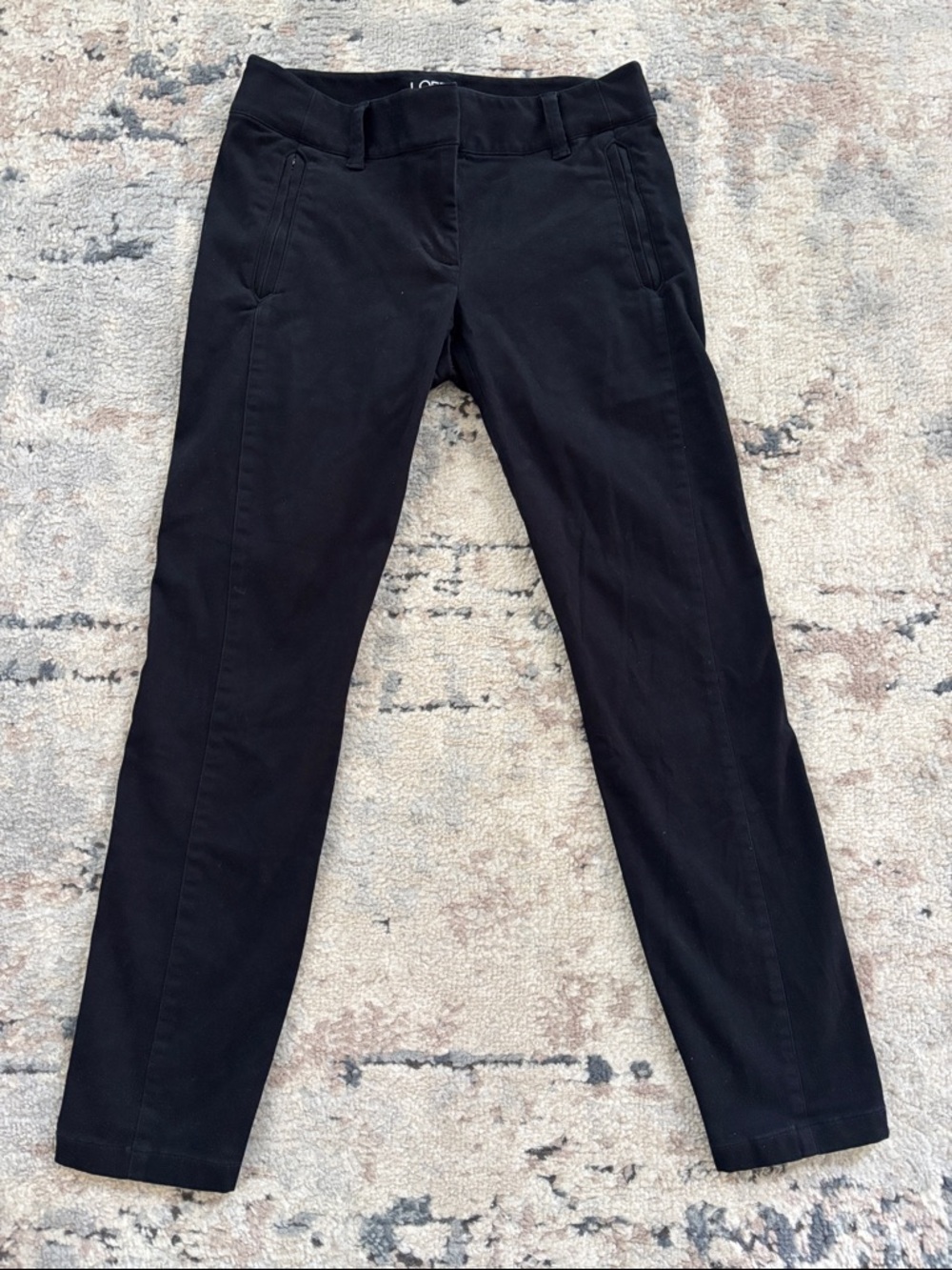 LOFT Black Modern Skinny Ankle Pants size 2
